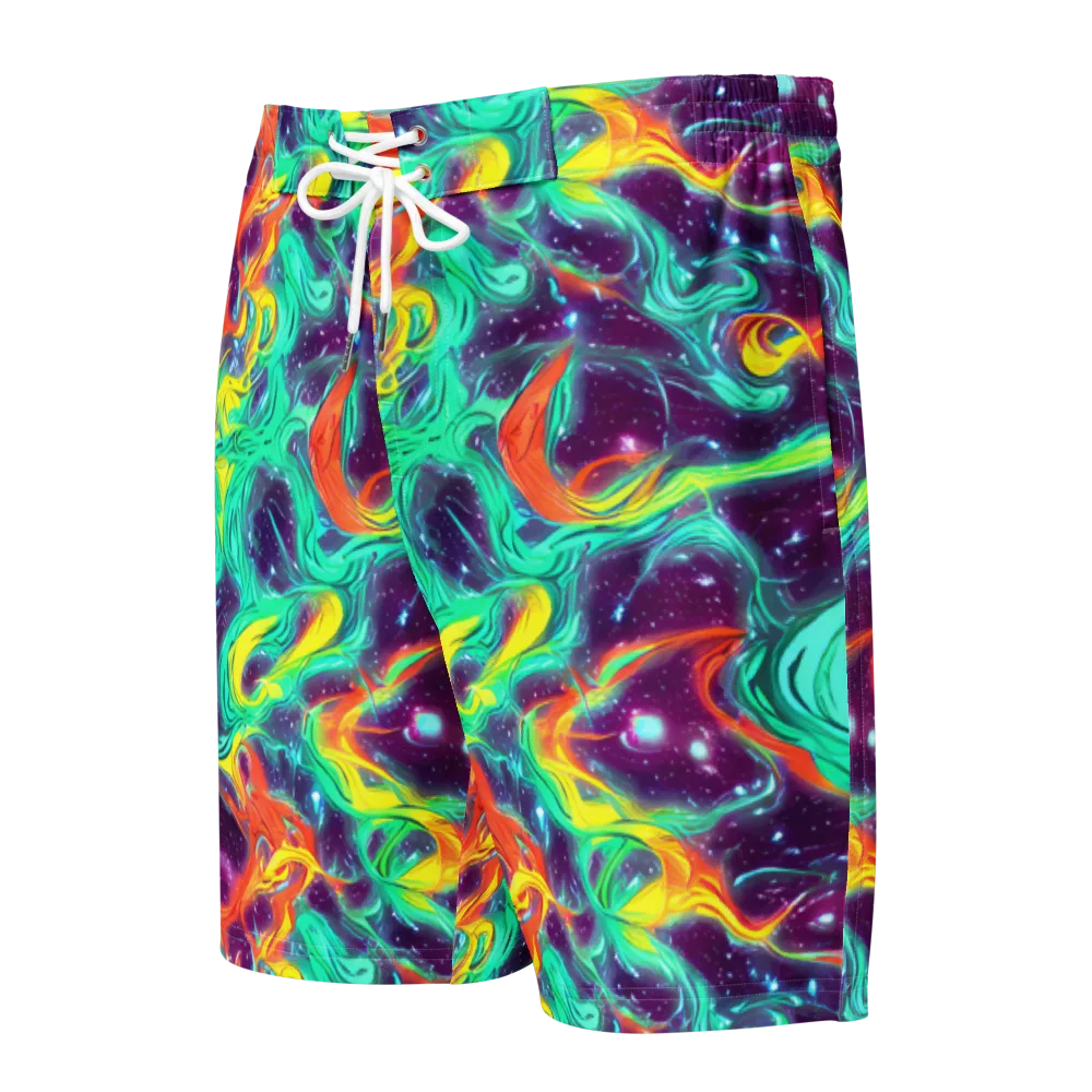 Astral Afterglow on Men's Board Shorts — Front