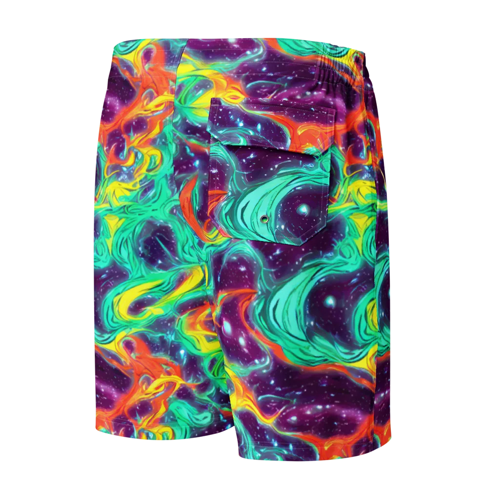 Astral Afterglow on Men's Board Shorts — Back