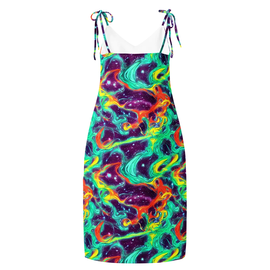 Astral Afterglow on Slip Dress — Back