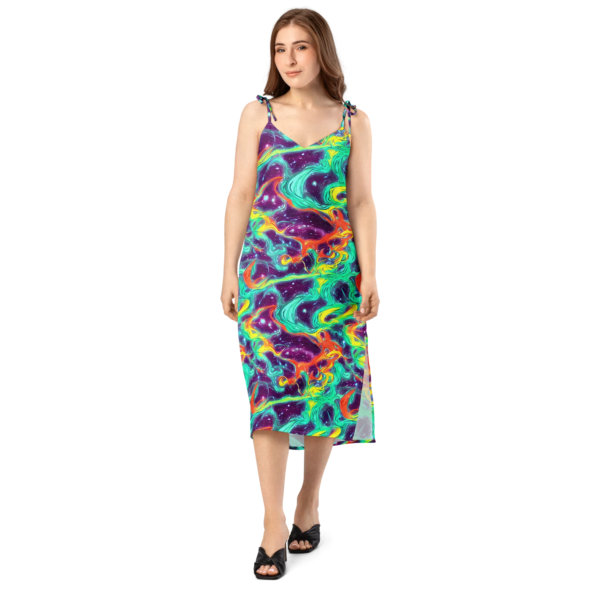 Astral Afterglow on Slip Dress — Front
