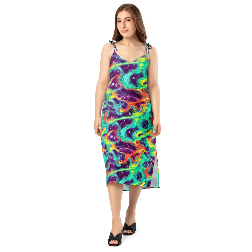 Astral Afterglow on Slip Dress — Front