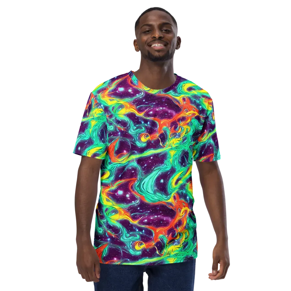 Astral Afterglow on Men's Crew Neck T-Shirt — Front