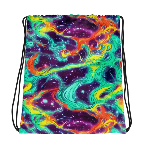Astral Afterglow on a Drawstring Bag