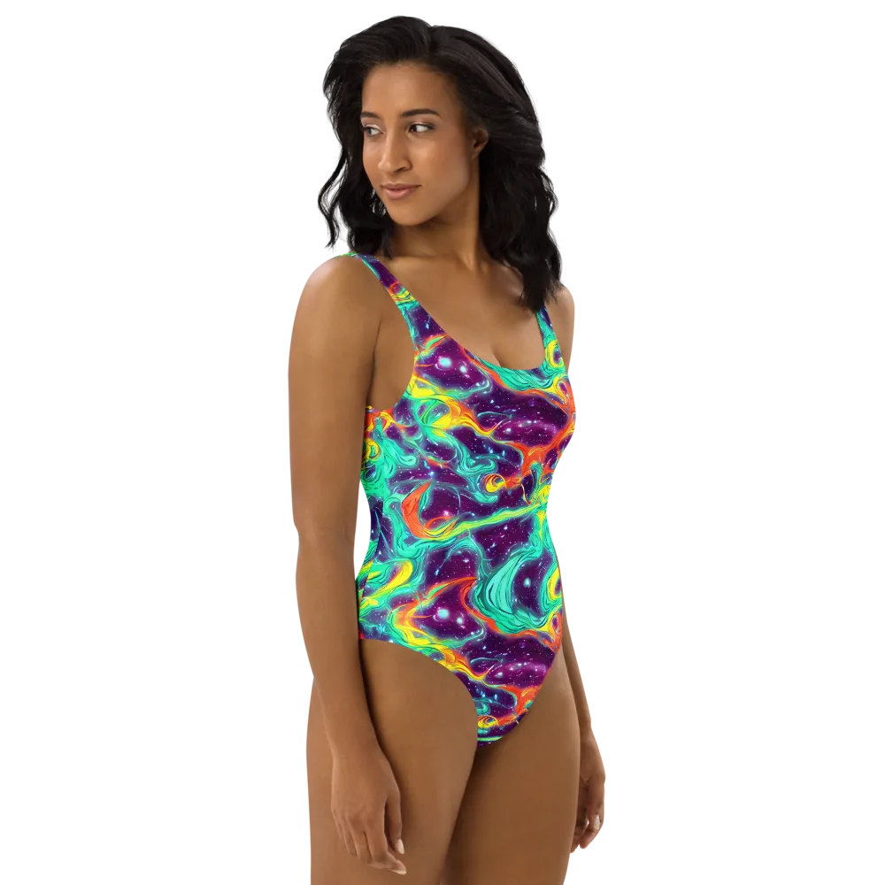 Astral Afterglow on One-Piece Swimsuit — Right