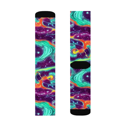 Astral Afterglow on a Socks