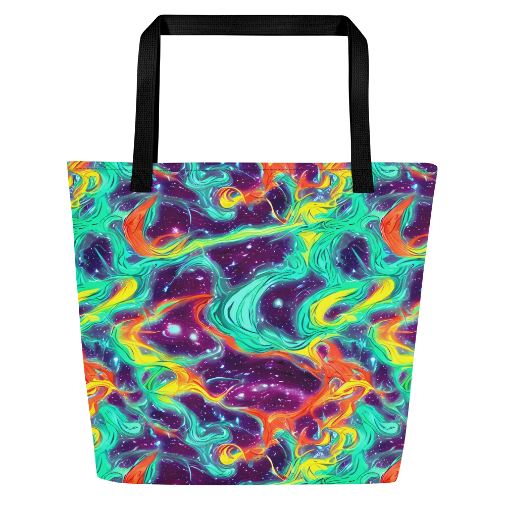 Astral Afterglow on Large Tote Bag W/ Pocket — Front