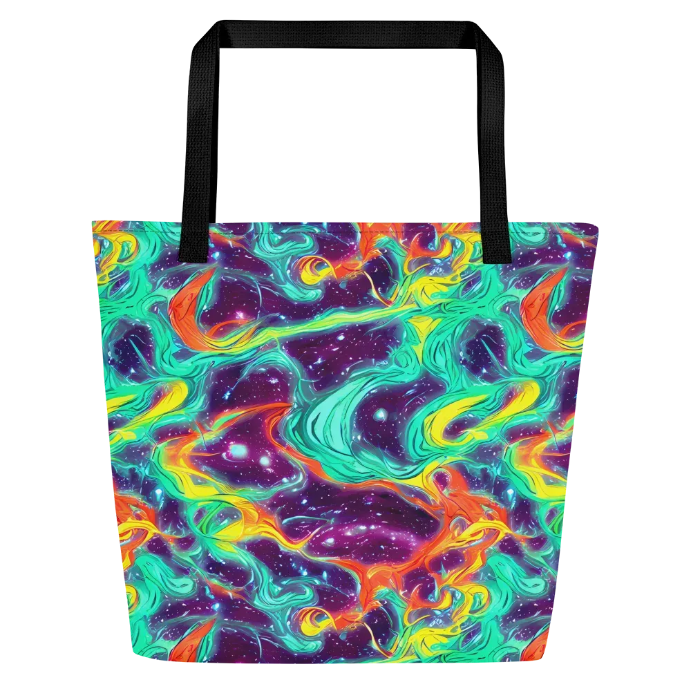 Astral Afterglow on Large Tote Bag W/ Pocket — Front