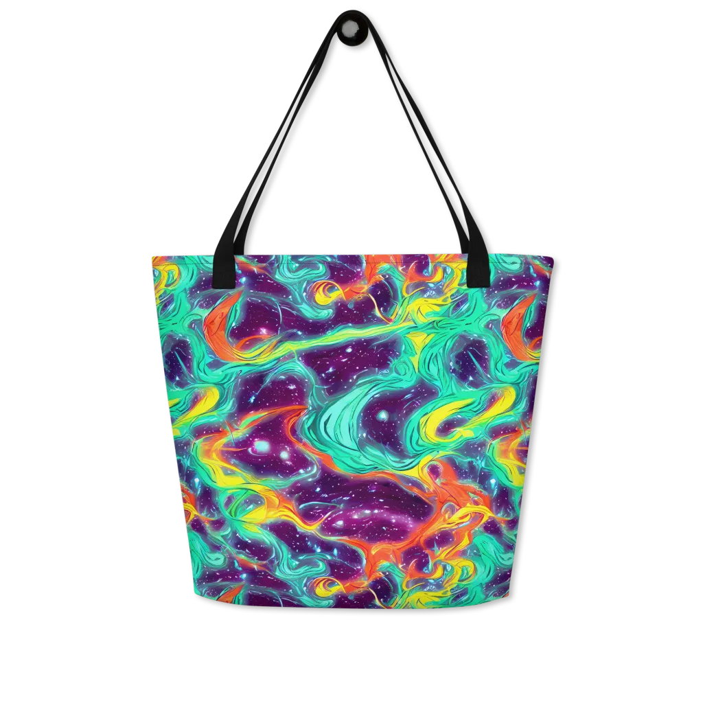 Astral Afterglow on Large Tote Bag W/ Pocket — Front