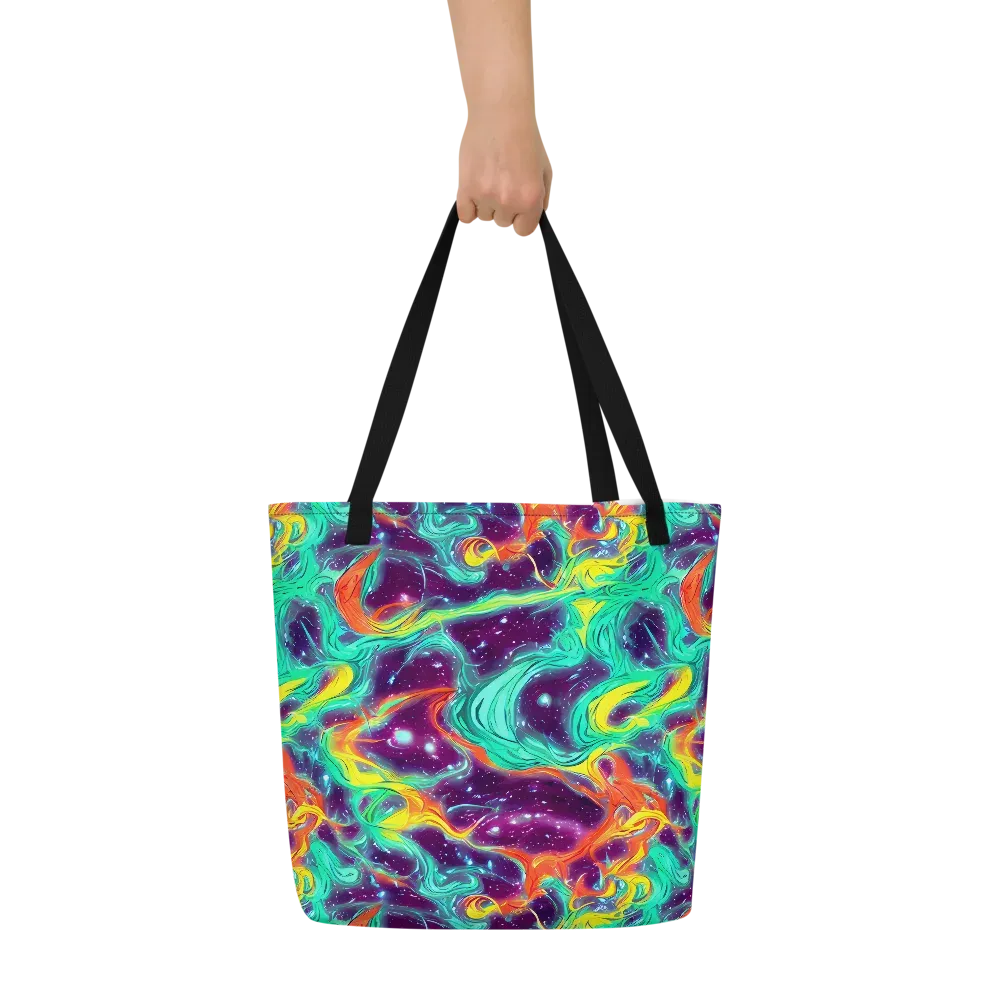 Astral Afterglow on Large Tote Bag W/ Pocket — Front