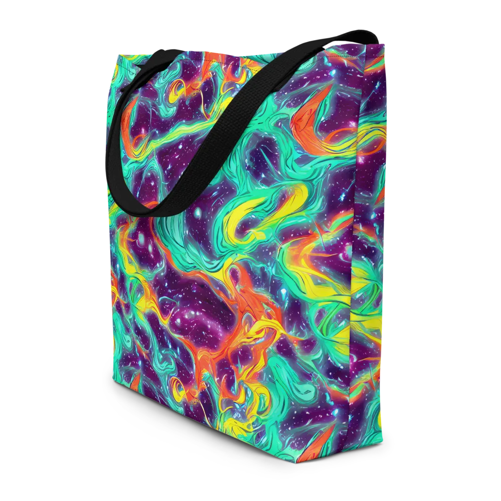 Astral Afterglow on Large Tote Bag W/ Pocket — Front