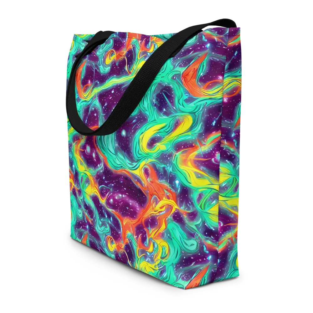 Astral Afterglow on Large Tote Bag W/ Pocket — Front