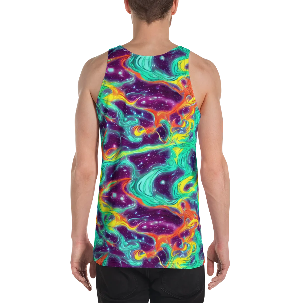 Astral Afterglow on Men's Tank Top — Back