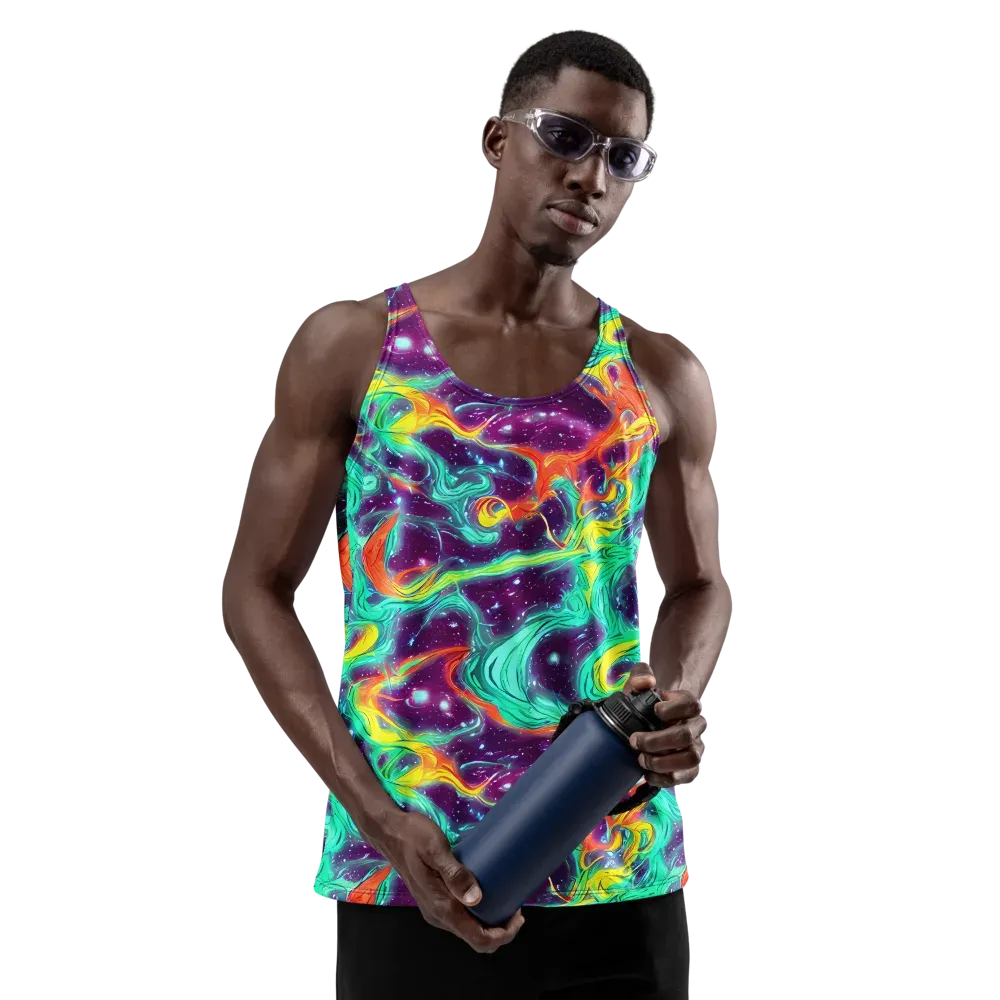 Astral Afterglow on Men's Tank Top — Front