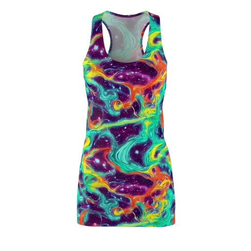Astral Afterglow on a Racerback Dress