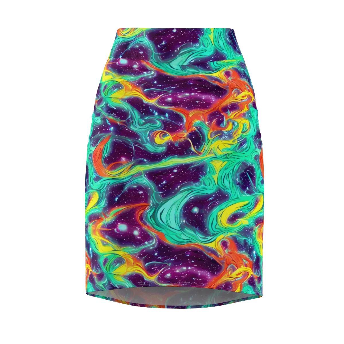 Astral Afterglow on Pencil Skirt — Front