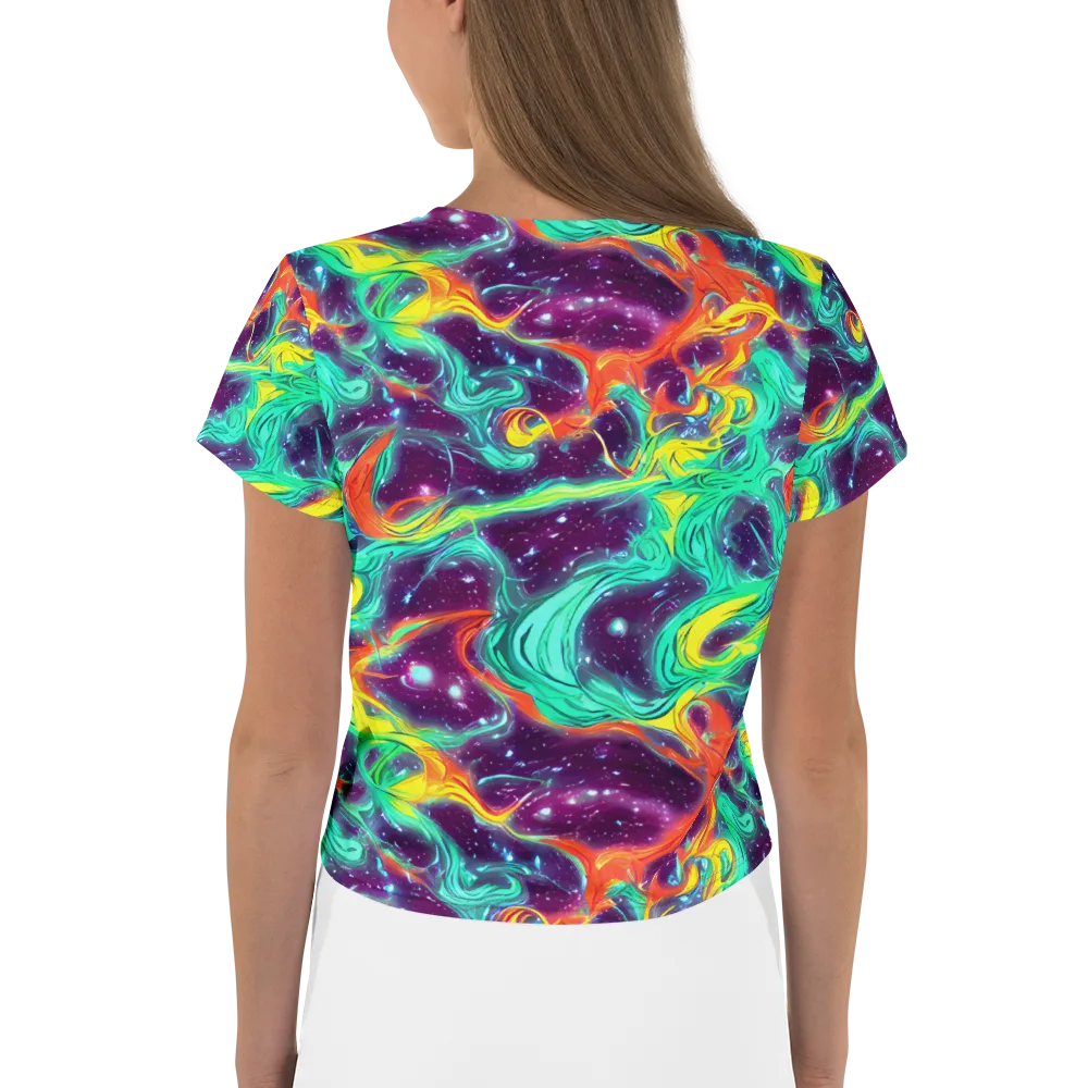 Astral Afterglow on Crop Tee — Back