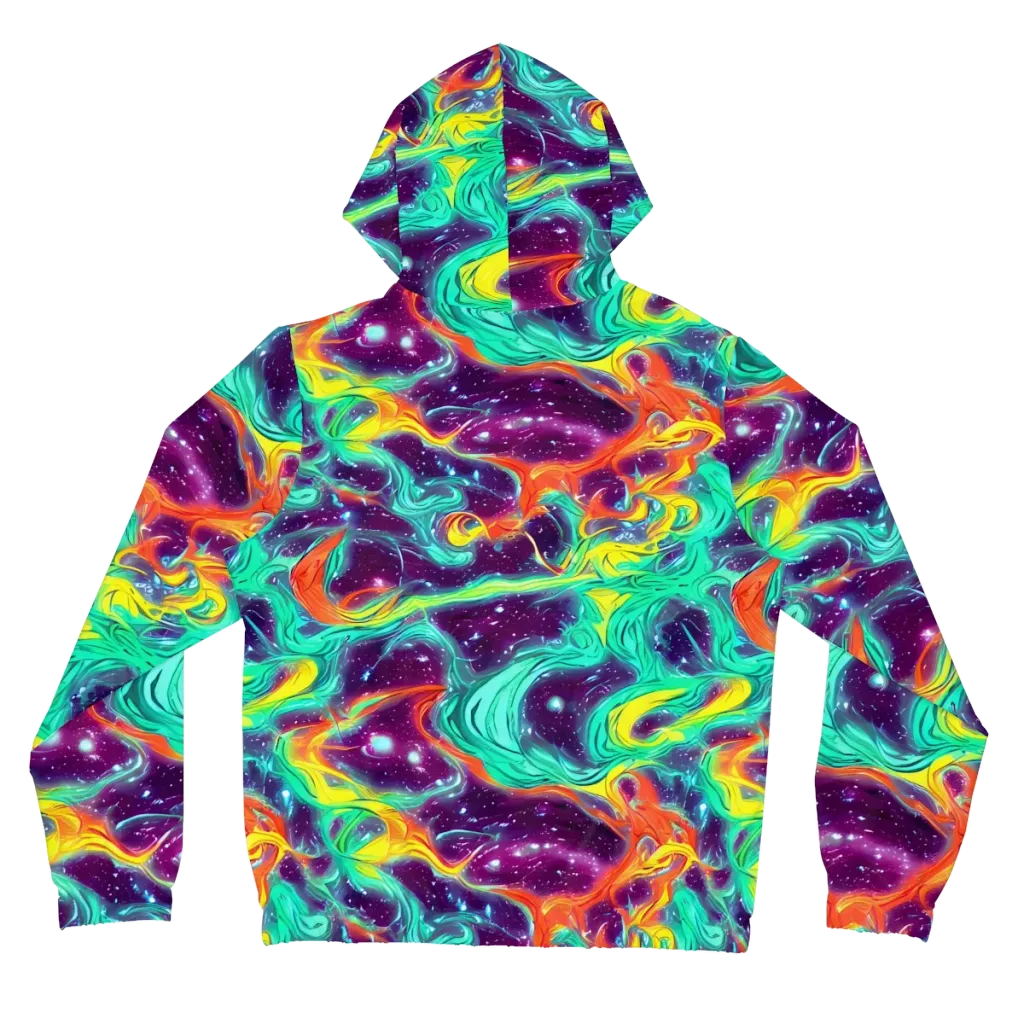 Astral Afterglow on Women's Full-Zip Hoodie — Back