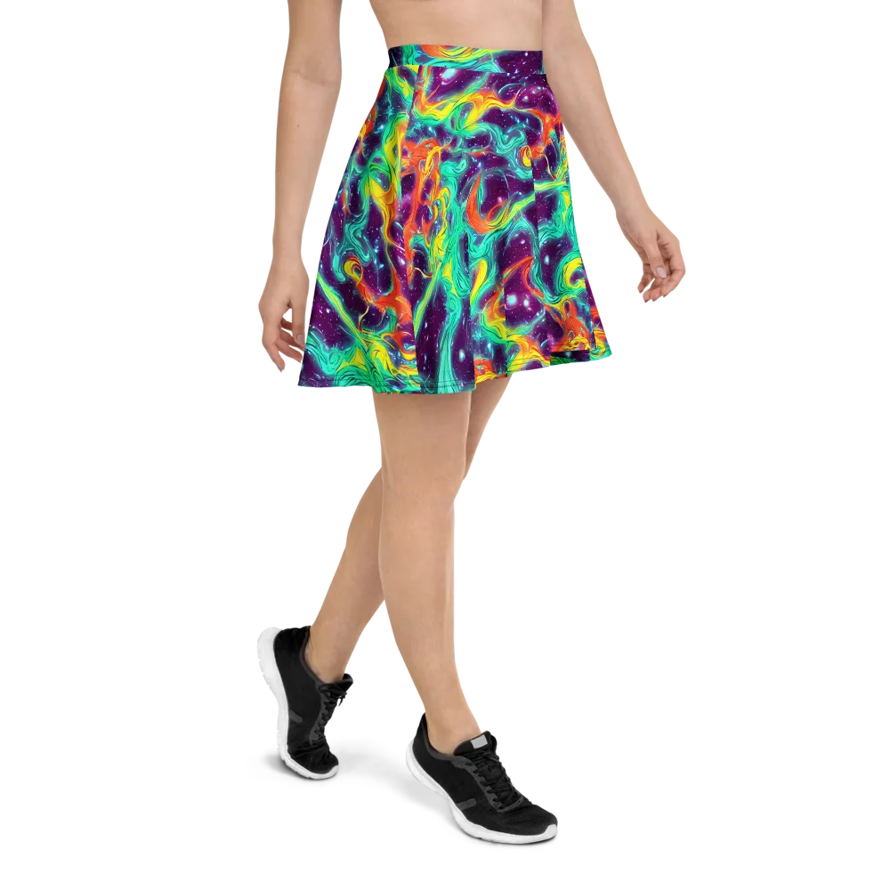 Astral Afterglow on Skater Skirt — Right