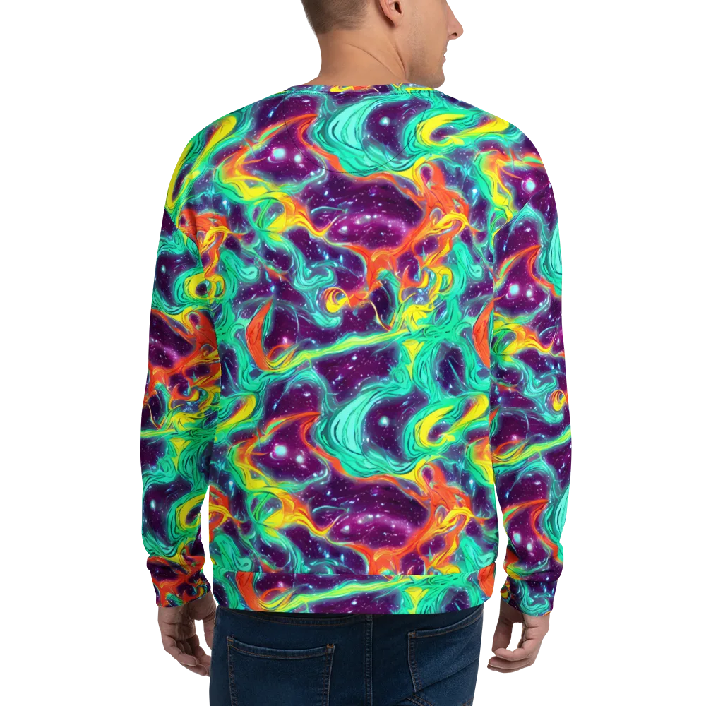 Astral Afterglow on Sweatshirt — Back