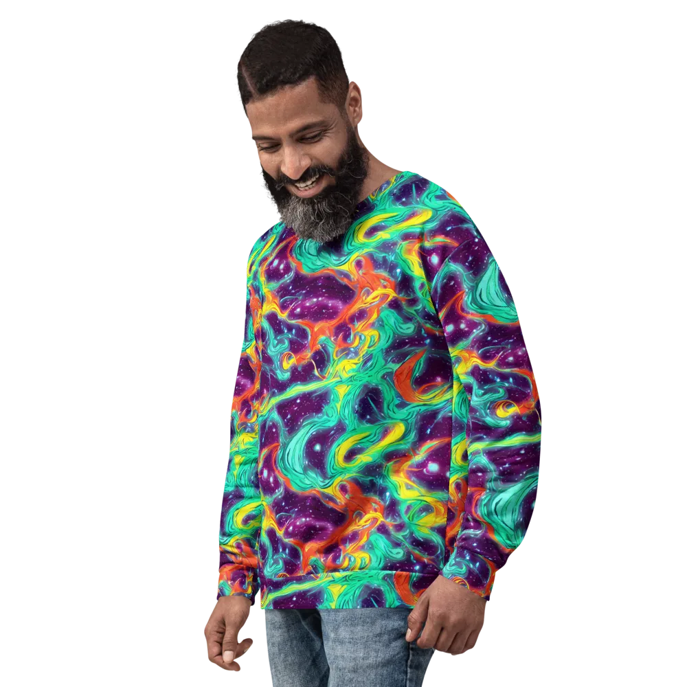 Astral Afterglow on Sweatshirt — Left Front