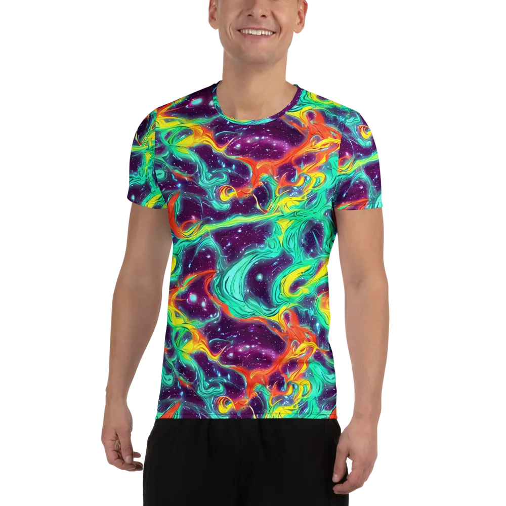 Astral Afterglow on Men's Athletic T-Shirt — Front