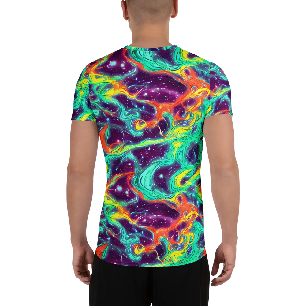 Astral Afterglow on Men's Athletic T-Shirt — Back