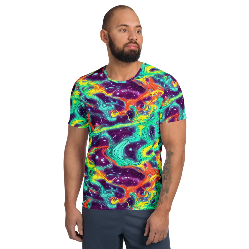 Astral Afterglow on Men's Athletic T-Shirt — Front