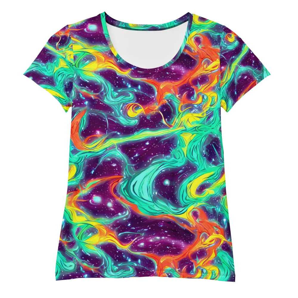 Astral Afterglow on Women's Athletic T-Shirt — Front