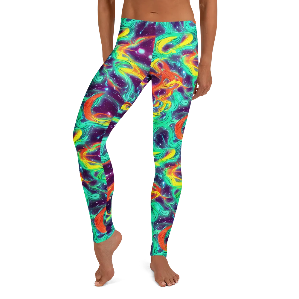 Astral Afterglow on Leggings — Front