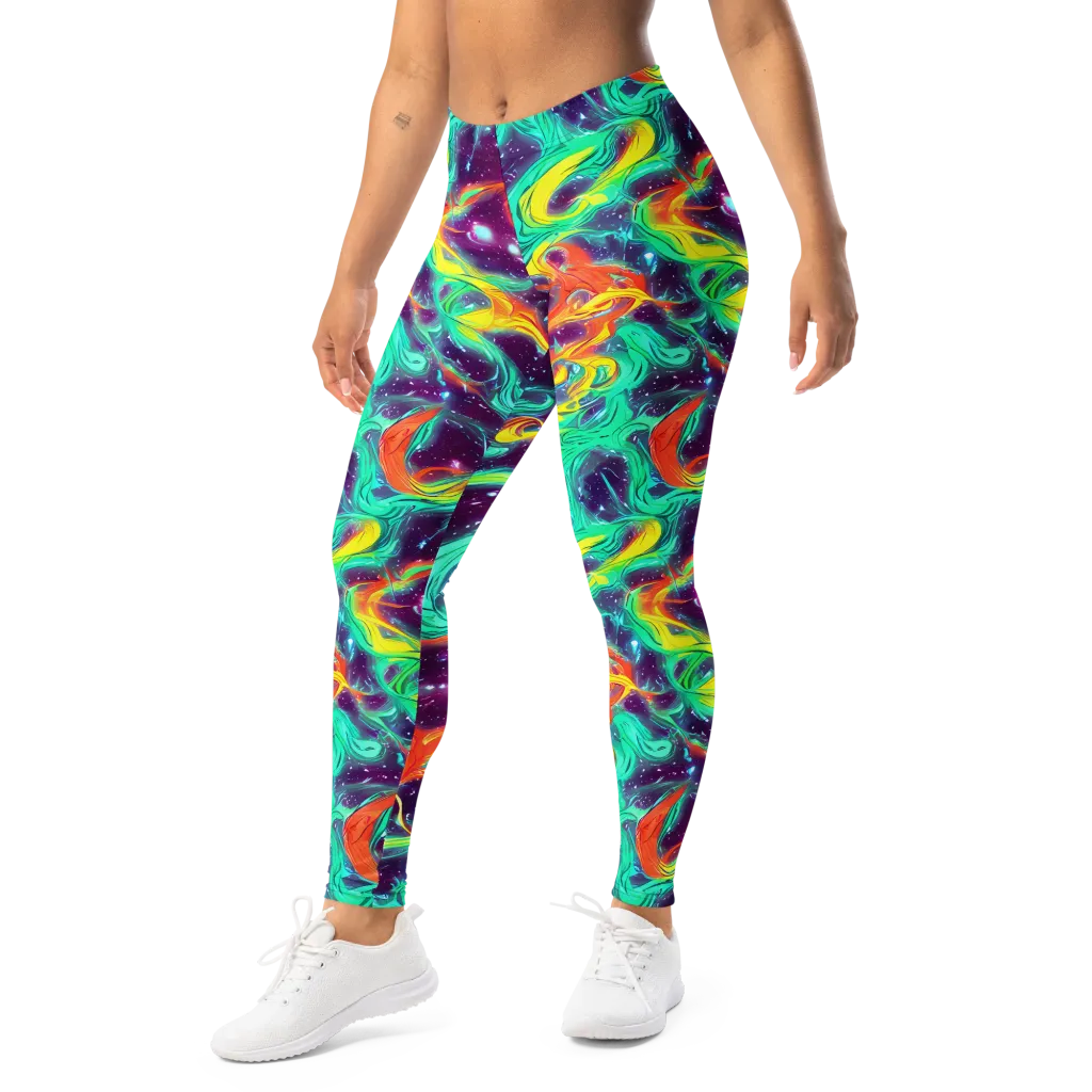 Astral Afterglow on Leggings — Left Front