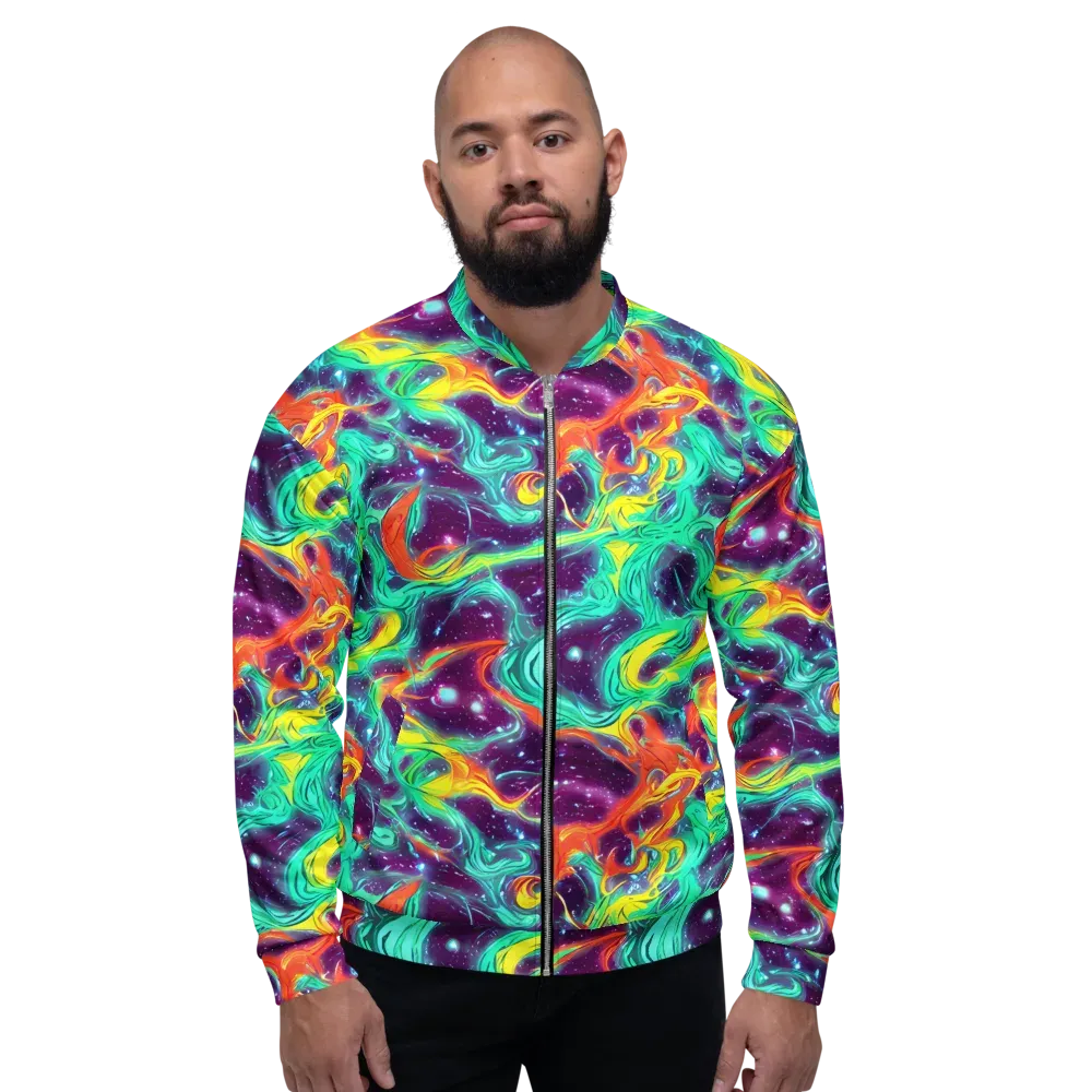 Astral Afterglow on Bomber Jacket — Front