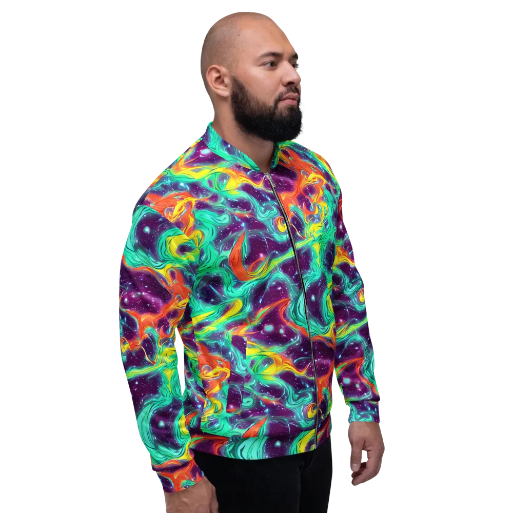 Astral Afterglow on Bomber Jacket — Right