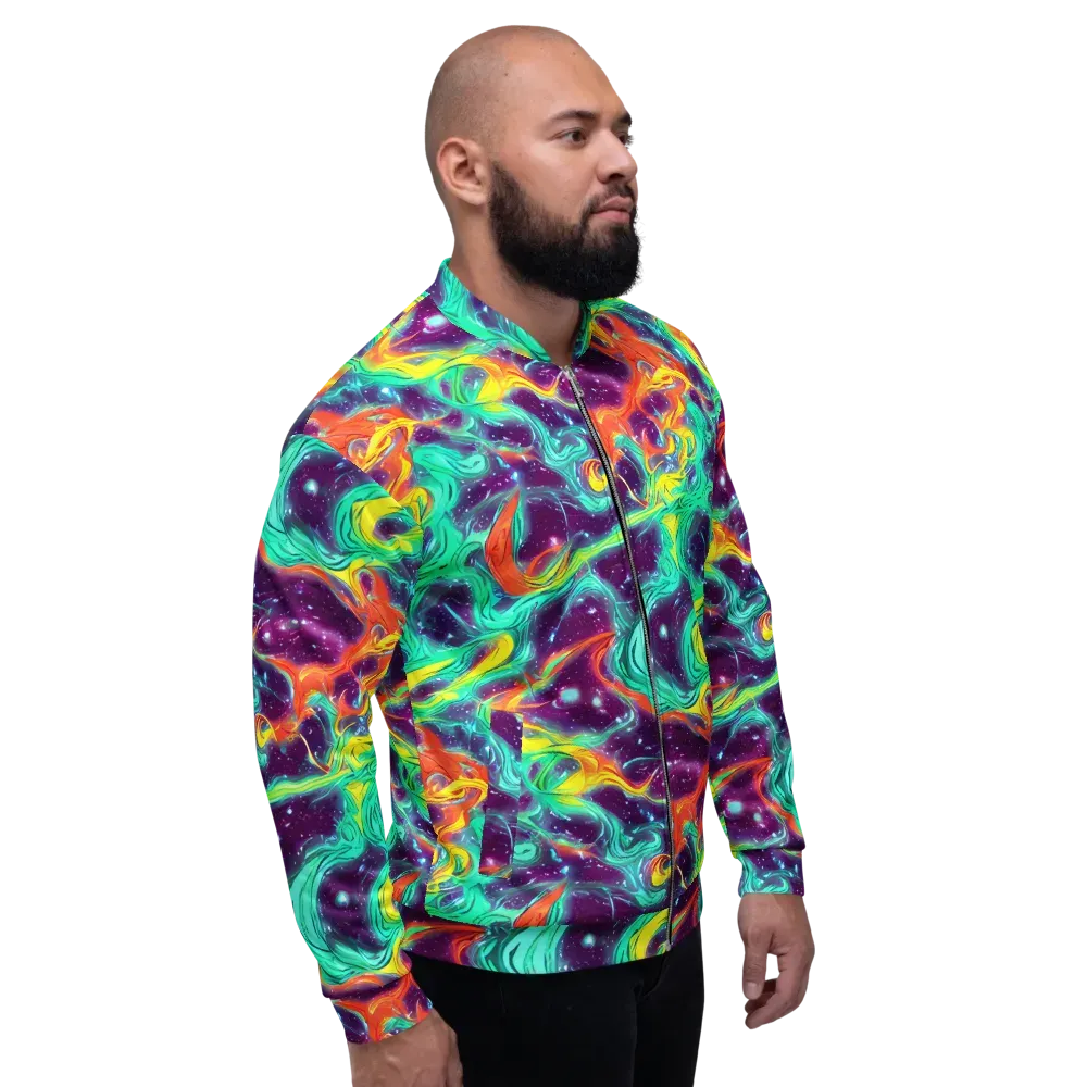 Astral Afterglow on Bomber Jacket — Right