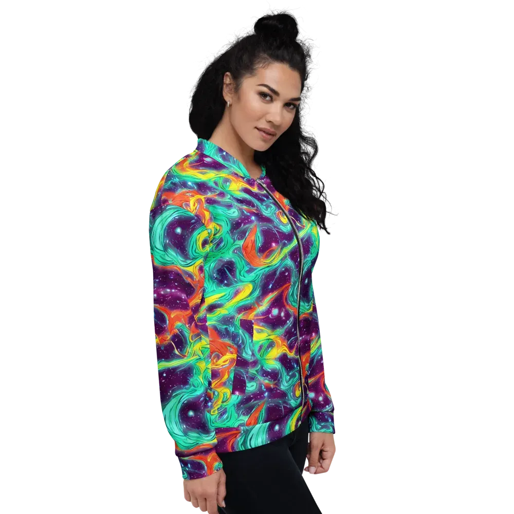 Astral Afterglow on Bomber Jacket — Right