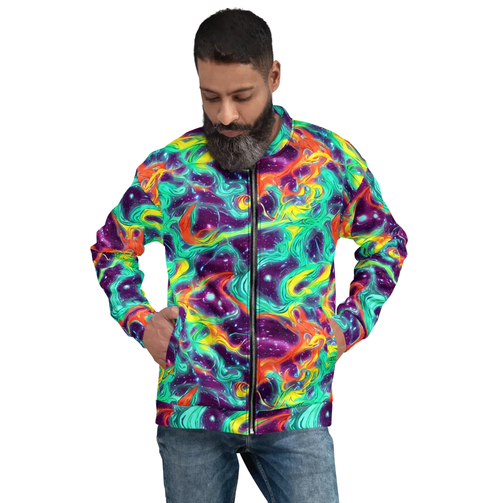 Astral Afterglow on Bomber Jacket — Front