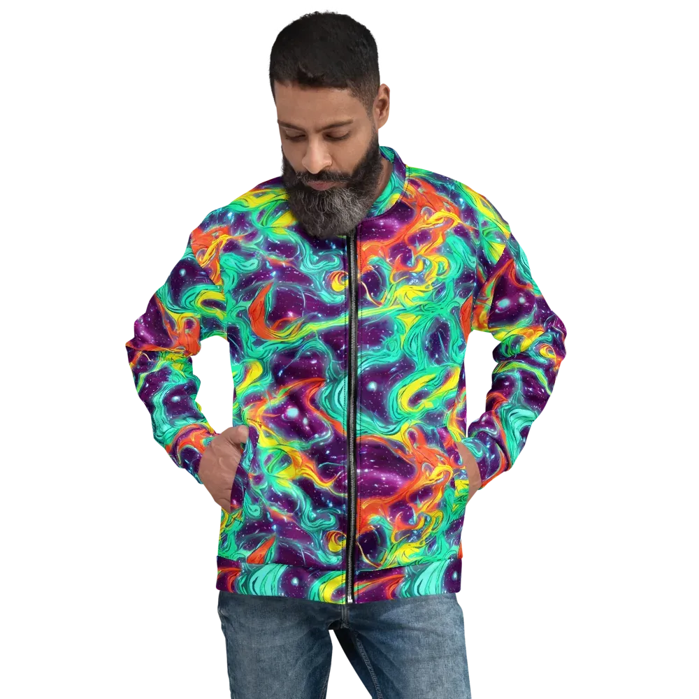 Astral Afterglow on Bomber Jacket — Front