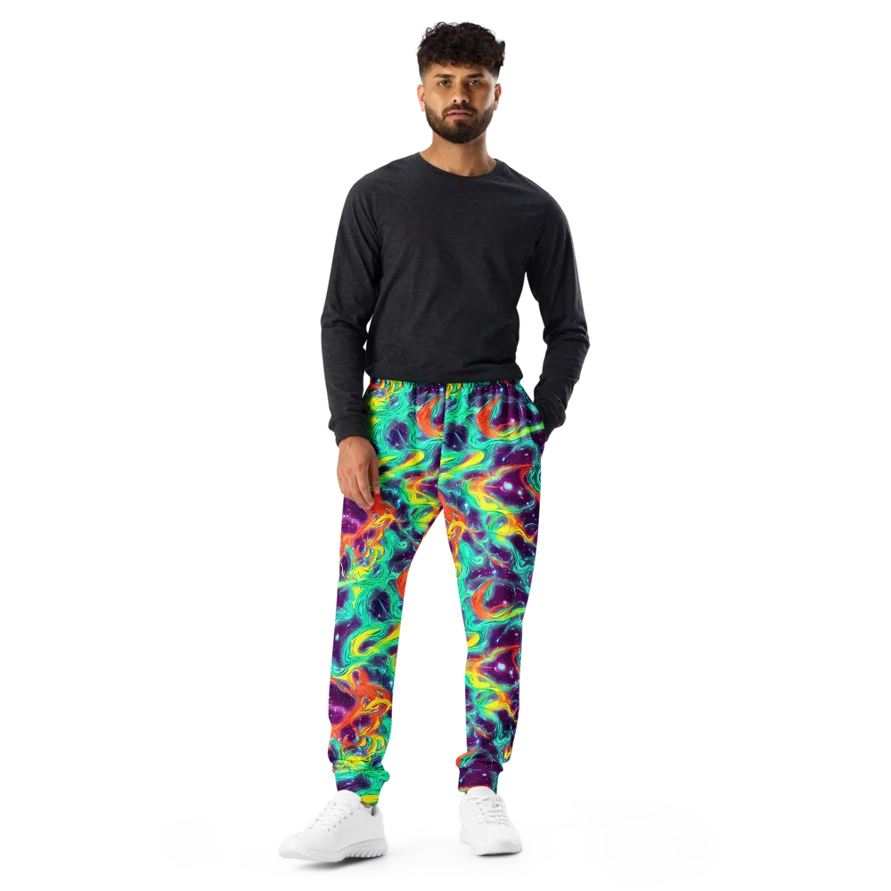 Astral Afterglow on Men's Joggers — Front