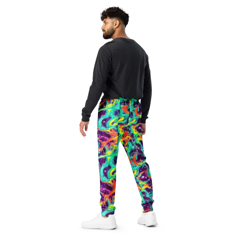 Astral Afterglow on Men's Joggers — Back