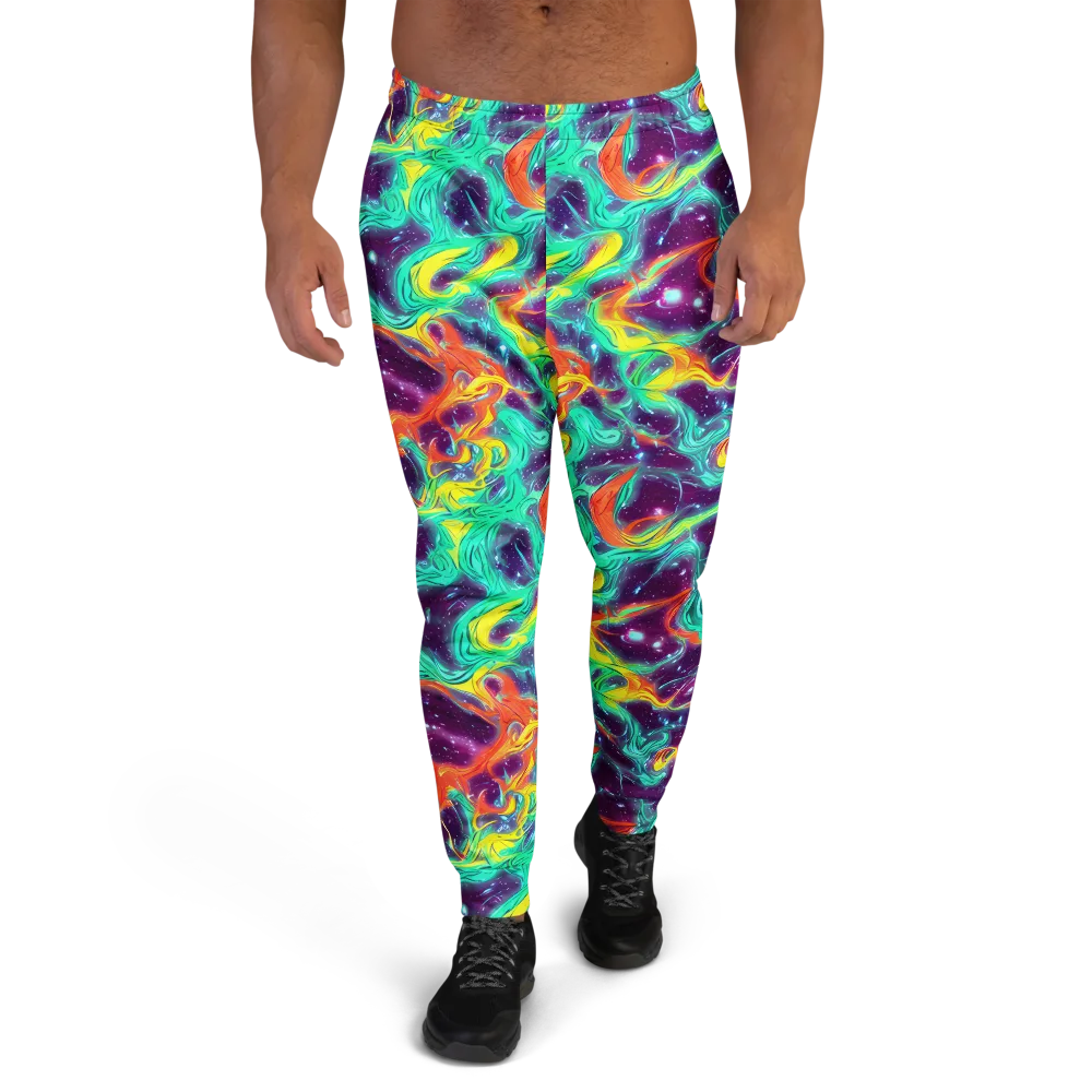 Astral Afterglow on Men's Joggers — Front