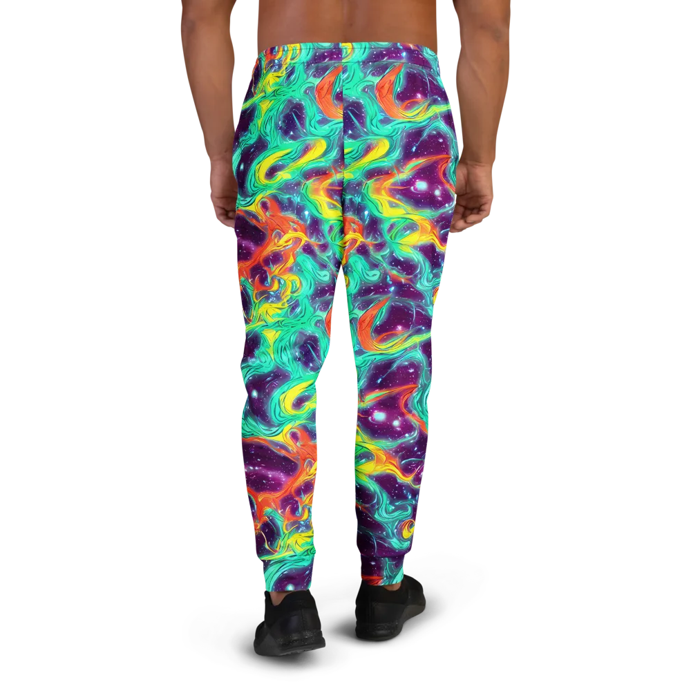 Astral Afterglow on Men's Joggers — Back