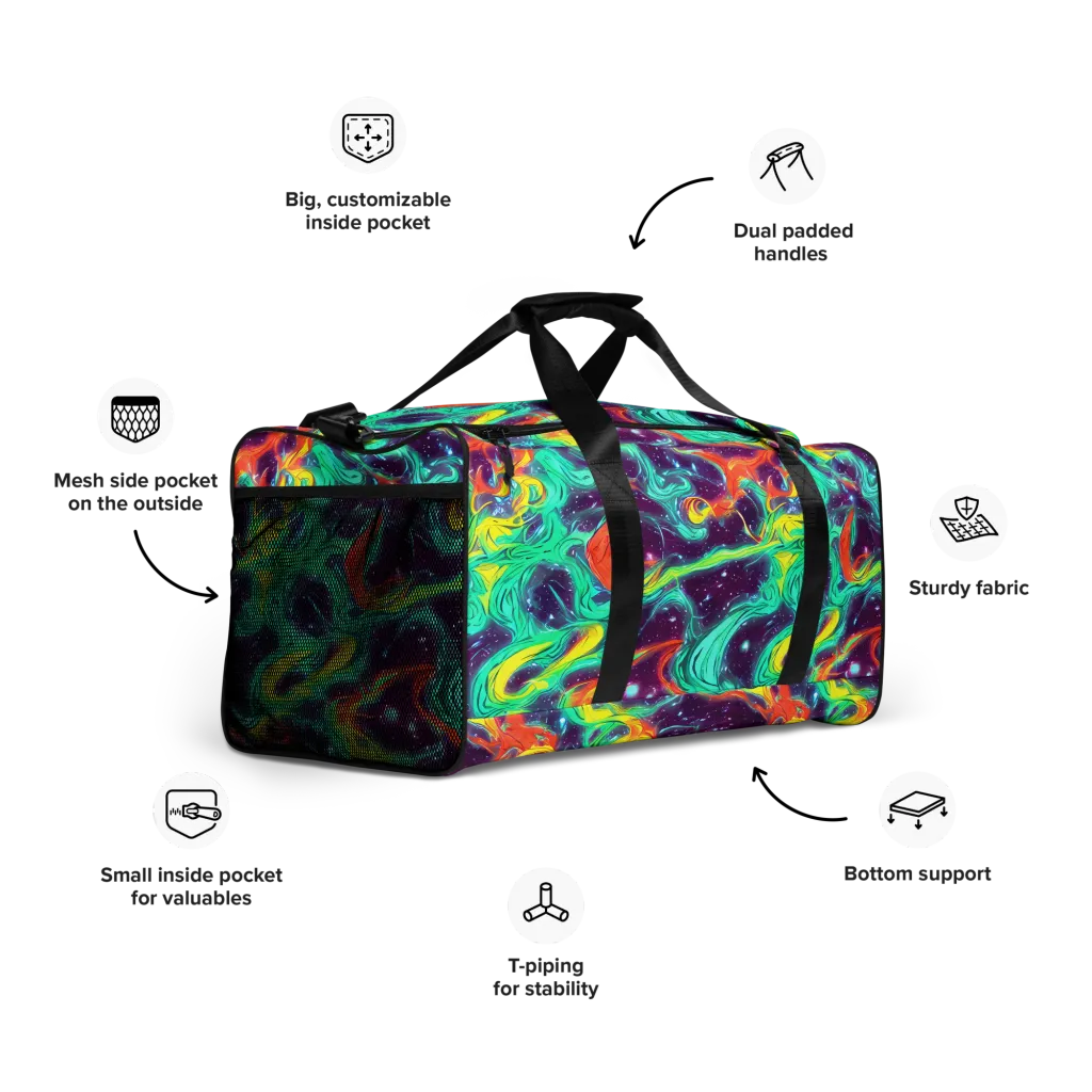 Astral Afterglow on Duffle Bag — Right Front