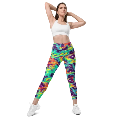 Astral Afterglow on a Leggings with Pockets