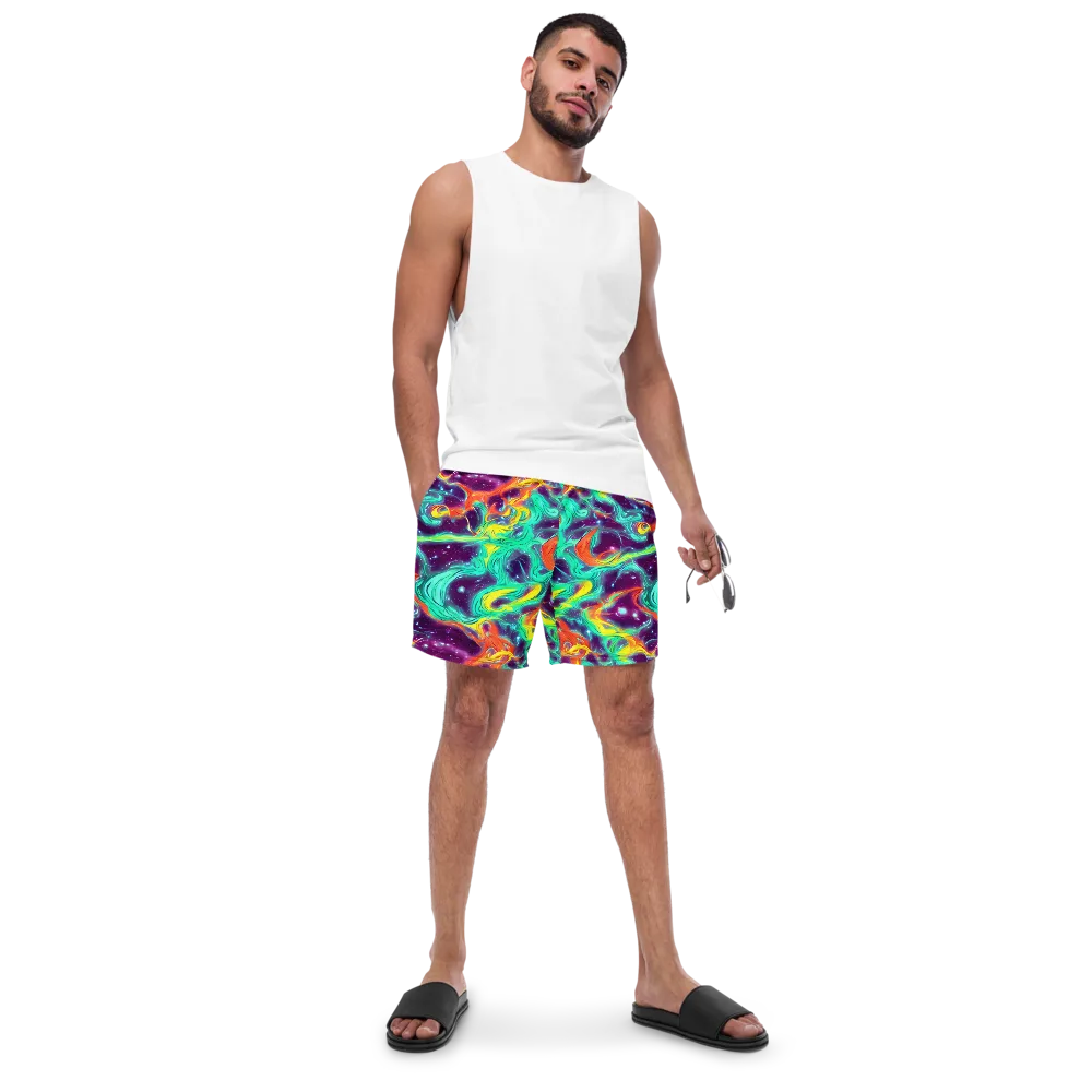 Astral Afterglow on Swim Trunks — Front