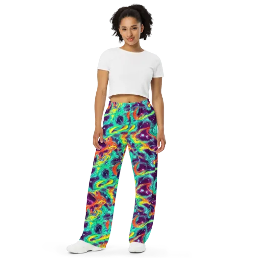 Astral Afterglow on a Wide-Leg Pants