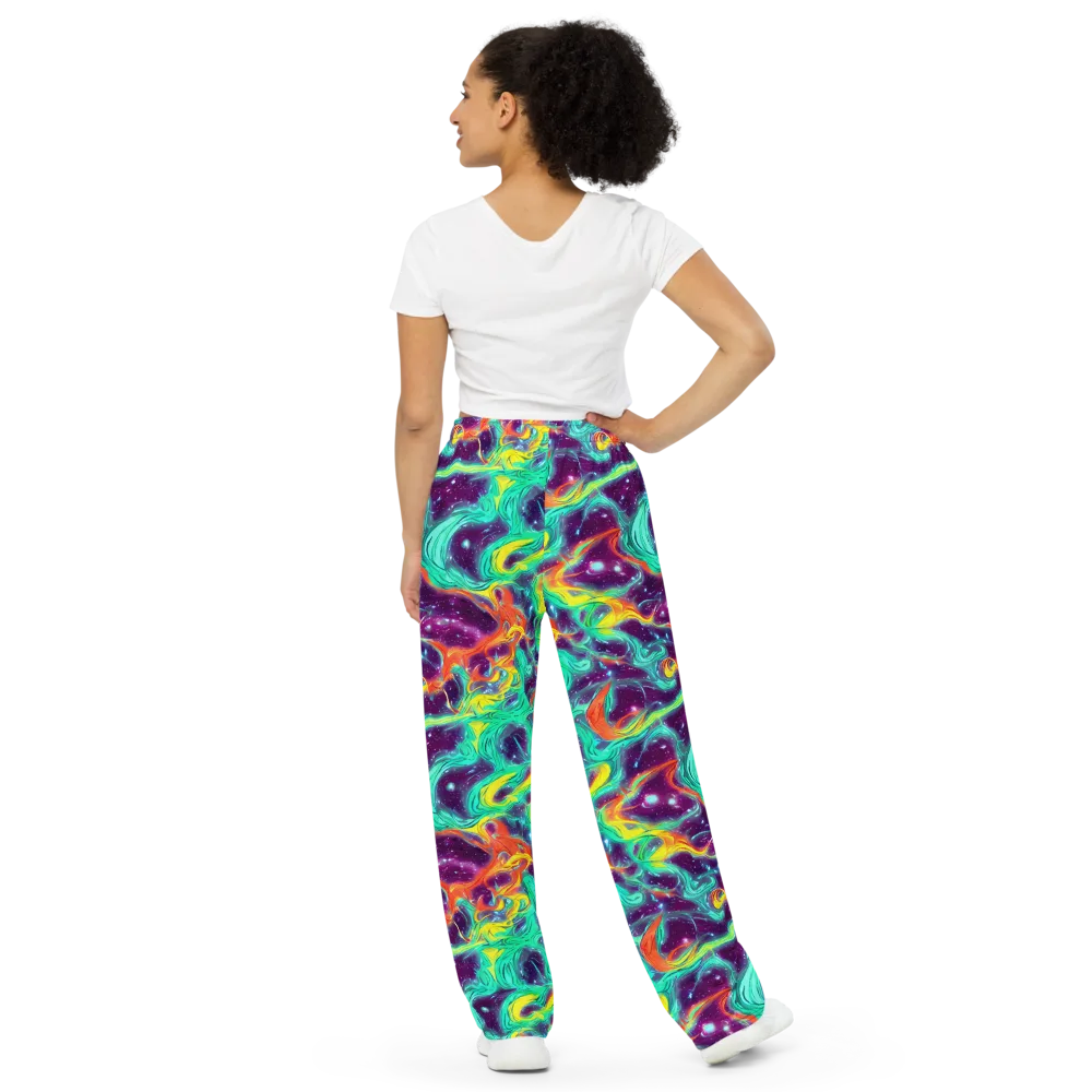 Astral Afterglow on Wide-Leg Pants — Back