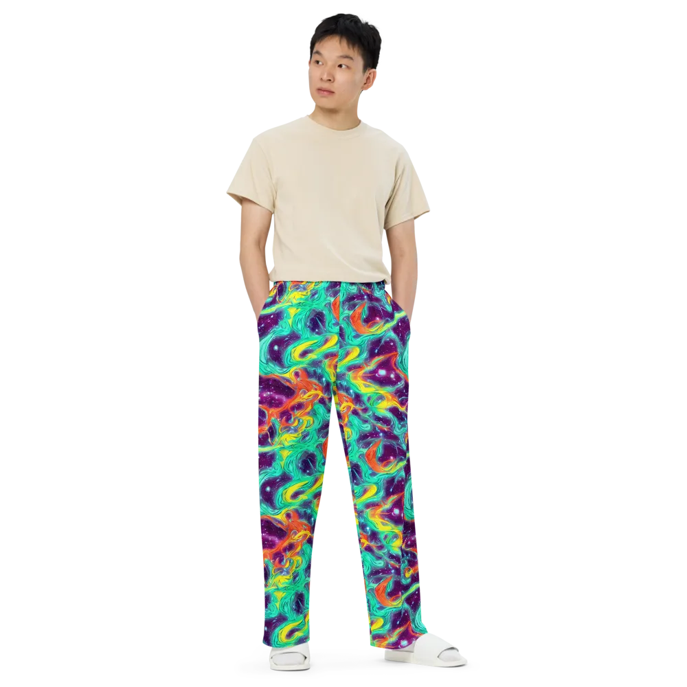 Astral Afterglow on Wide-Leg Pants — Front