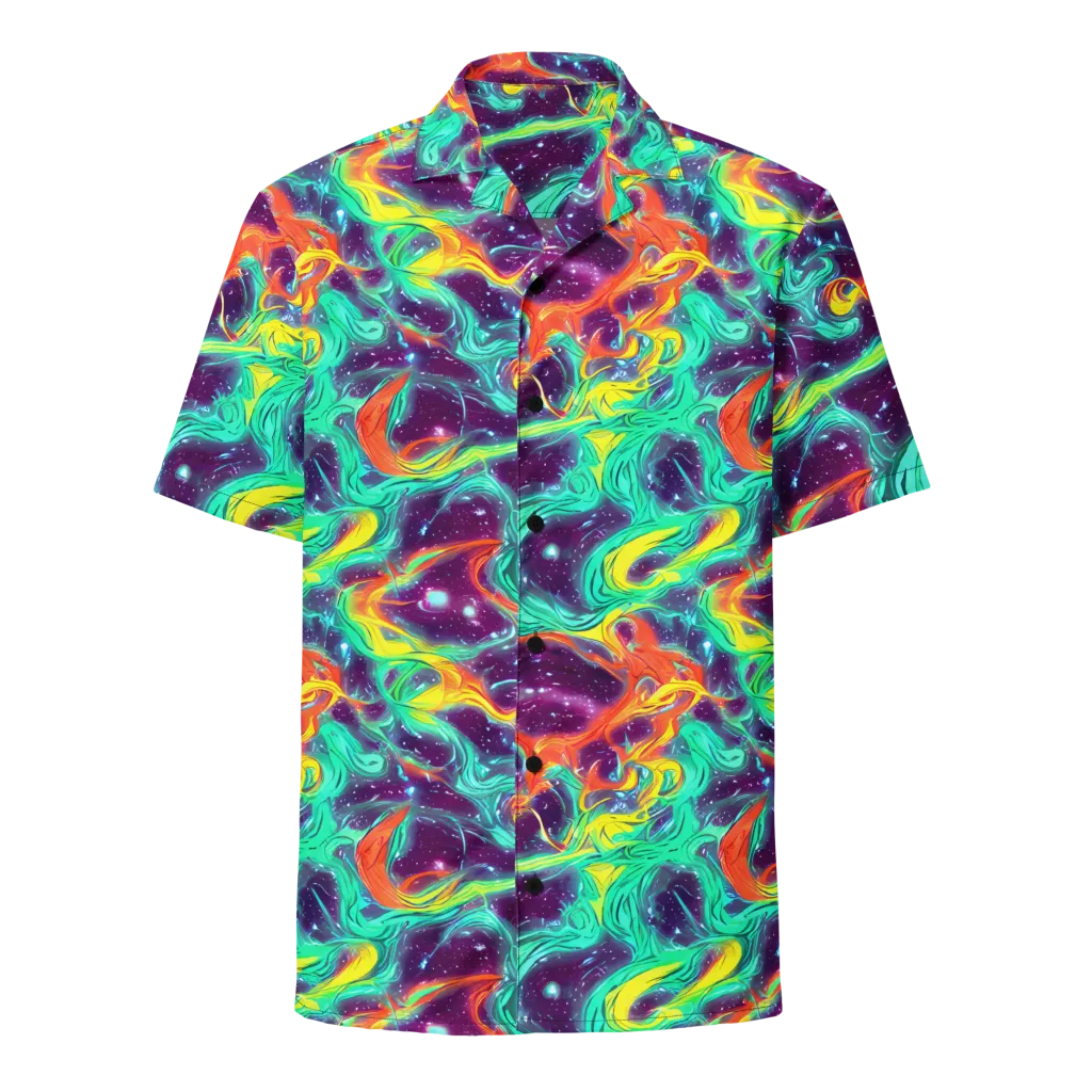 Astral Afterglow on Button Shirt — Front