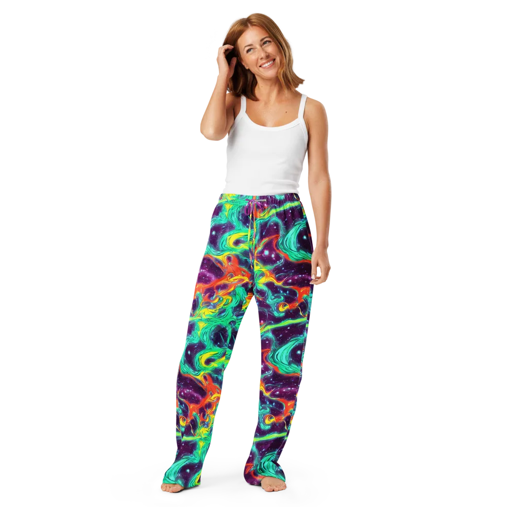 Astral Afterglow on Women's Pajama Pants — Front