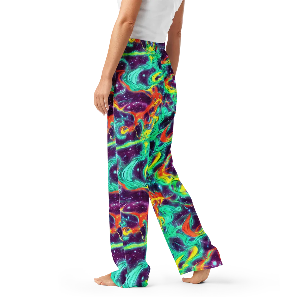 Astral Afterglow on Women's Pajama Pants — Left