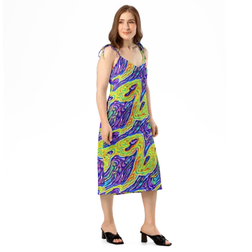 Kaleidoscope Current on a Slip Dress